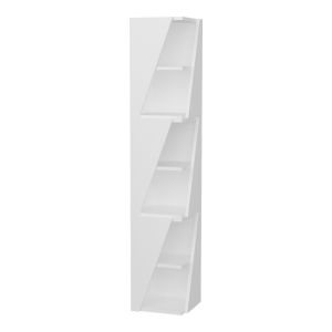 Етажерка за колони Klaro в бял нюанс 32x32x165см