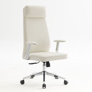 ОФИС СТОЛ, PU WHITE, ОСНОВА И