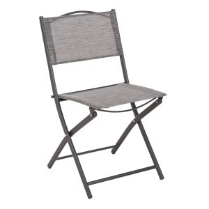 СГЪВАЕМ ВЪНШЕН СТОЛ MAG HM5971.01 СИВ МЕТАЛ-СИВ ТЕКСТИЛЕН 45x51x81Hcm.