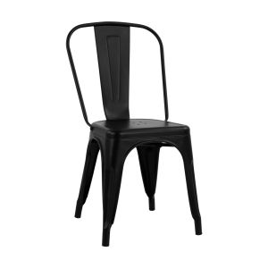 ТРАПЕЗЕН СТОЛ MELITA-PRO HM8641.42 МЕТАЛ В МАТИРАНО ЧЕРНО 44x47x84.5Hcm.