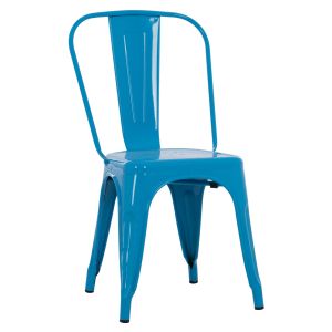 ТРАПЕЗЕН СТОЛ MELITA-PRO HM8641.48 МЕТАЛ В СИНЬО 44x47x84.5Hcm.