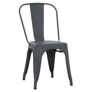 ТРАПЕЗЕН СТОЛ MELITA-PRO HM8641.50 МЕТАЛ В СИВО 44x47x84.5Hcm.