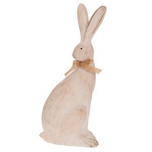 ВЕЛИКДЕНСКО ЗАЙЧЕ БЯЛА КЕРАМИКА 13,5Χ9,5Χ31CM