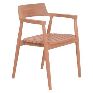 ВЪНШЕН ТРАПЕЗЕН СТОЛ FREM HM18107 ТИКОВО ДЪРВО В ЕСТЕСТВЕН ЦВЯТ 55x53x78Hcm.