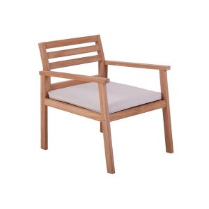 ГРАДИНСКО КРЕСЛО NEW WINSTON МАСИВ ТИКОВО ДЪРВО ЕСТЕСТВЕН ЦВЯТ 68X75X75CM
