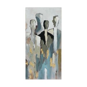 КАРТИНА PEOPLES 35533 СИВО-БЕЖОВО-БЯЛО-НЕБЕСНОСИНЬО 70X3X140CM