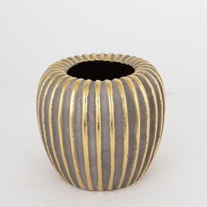 КАШПА, ЗЛАТИСТА И КАФЯВА, 19x19x16,5см