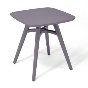 КВАДРАТНА ГРАДИНСКА МАСА С ABS ПОВЪРХНОСТ FL8863 СИВ ЦВЯТ 71X74CM