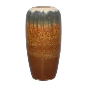 КЕРАМИЧНА ВАЗА ЗА ПОД FLW5026 БЕЖОВО-СИВ ЦВЯТ 26X50CM