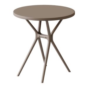 КРЪГЛА ПОЛИПРОПИЛЕНОВА МАСА FL7 КАПУЧИНО ЦВЯТ 70X71CM