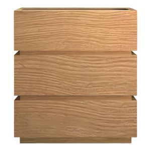 Нощно шкафче Sonlen от мдф цвят дъб 60x40x66см