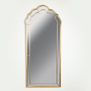 ОГЛЕДАЛО, МЕТАЛ, РАМКА, ЗЛАТО, 60x3x138см