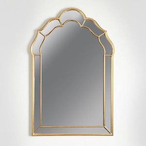 ОГЛЕДАЛО, МЕТАЛ, РАМКА, ЗЛАТО, 60x3x90см