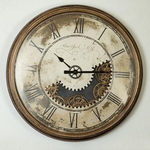 СТЕНЕН ЧАСОВНИК, PL, АНТИЧЕН, КАФЯВО-БЕЖОВ, 76x76x10cm