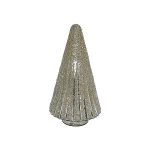 СТЪКЛЕНО ДЕКОРАТИВНО ДЪРВО FL547 СРЕБРИСТ ЦВЯТ 13X24CM
