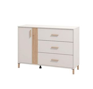 ШКАФ BELFORT 2K3F ДЪБ ЦВЯТ 120X40X90CM BLF