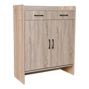 Шкаф за обувки Gazen 12 чифта с чекмеджета в естествен цвят 80x33x100см