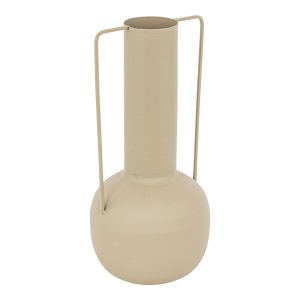 Ваза Revenzy метална в бежов цвят D14x29.5см