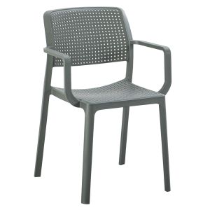 КРЕСЛО ЗА ТРАПЕЗАРИЯ COMFEE HM6102.05 ТЪМНО МАСЛИНОВО ЗЕЛЕНО ПОЛИПРОПИЛЕН 54x57x83Hcm.