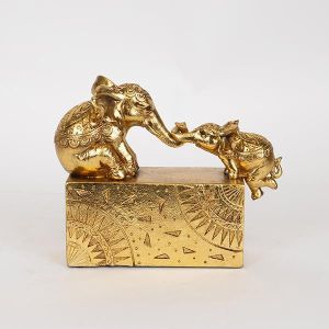 ДЕКОРАТИВЕН СЛОН ЗЛАТО, 22.5x6.5x17.5cm