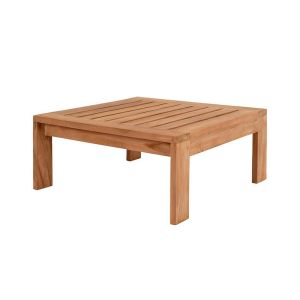 ГРАДИНСКА МАСА NEW WINSTON МАСИВНО ТИКОВО ДЪРВО НАТУРАЛЕН ЦВЯТ 80X80X45СМ