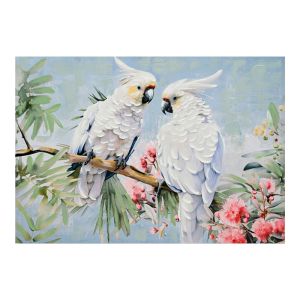 КАРТИНА ВЪРХУ ПЛАТНО PAROTE 100X3X70СМ