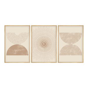 КАРТИНИ TERPEN ТРИПТИХ С ДИГИТАЛЕН ПЕЧАТ 50X2X70СМ