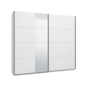 ГАРДЕРОБ GARD 200 OG H217 С ОГЛЕДАЛО БЯЛ ЦВЯТ 245X61X218СМ