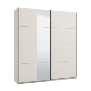 ГАРДЕРОБ GARD 200 OG H217 С ОГЛЕДАЛО ЦВЯТ КАШМИР 195X61X218СМ