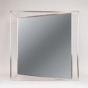 ОГЛЕДАЛО МЕТАЛНА РАМКА, ЗЛАТИСТО 90X2X90СМ