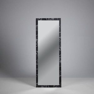 СТЕННО ОГЛЕДАЛО ПЛАСТМАСА ЧЕРНО 30X90СМ