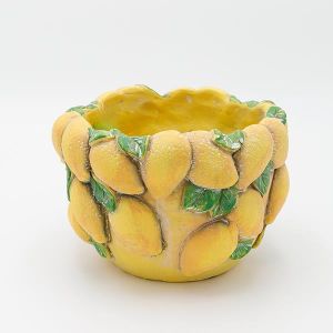 ЦИМЕНТОВ САКСИЯ С ДИЗАЙН С ЛИМОН 18.5X18.5X12СМ