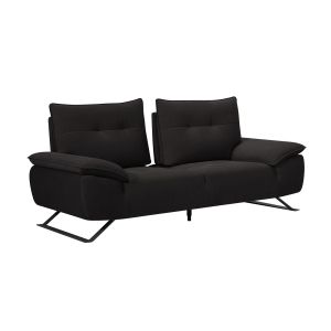 ДВУМЕСТЕН ДИВАН SELENA, АНТРАЦИТ, ПЛАТ, ПОДВИЖНА ОБЛЕГАЛКА