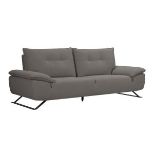 ТРИМЕСТЕН ДИВАН ЗА ХОЛ SELENA, СИВ ПЛАТ, С ПОДВИЖНА ОБЛЕГАЛКА