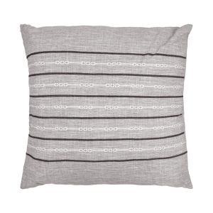 ДЕКОРАТИВНА ВЪЗГЛАВНИЦА СИВО-СИНИ 60X60СМ