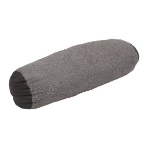 ДЕКОРАТИВНА ЦИЛИНДЪРНА ВЪЗГЛАВНИЦА 2050KD СИВО-ТЪМНО СИВ ЦВЯТ 20X50СМ