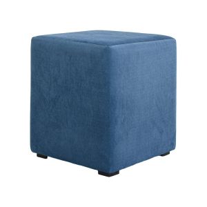 КВАДРАТНА ТАБУРЕТКА BOXY СИН ЦВЯТ 35X35X41СМ