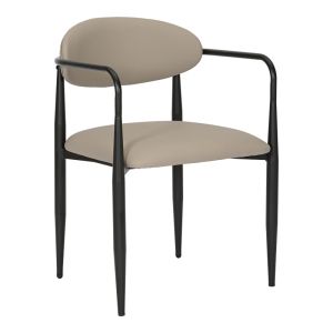 ФОТЬОЙЛ KALONE PU В СИВО-БЕЖОВ ЦВЯТ 56X55X78СМ