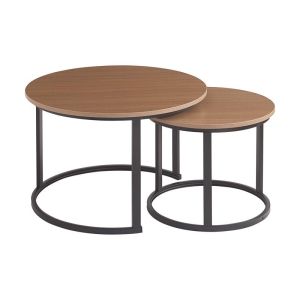 КОМПЛЕКТ ОТ 2 ПОМОЩНИ МАСИ FL3723 СВЕТЛО КАФЯВО 50X50X39СМ И 70X70X46СМ