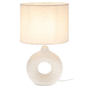 КЕРАМИЧНА ЛАМПА CRΘME С ШАПКА 43 СМ