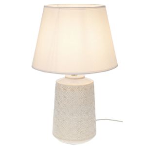 КЕРАМИЧНА ЛАМПА CRΘME С ШАПКА 60 СМ