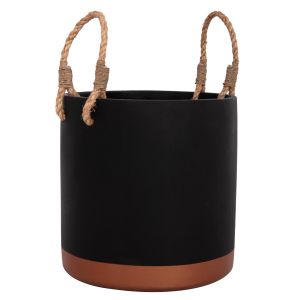 САКСИЯ TRYLL FB94690M ФИБРОЦИМЕНТ В ЧЕРНО С ВЪЖЕ Φ31X31HСМ.