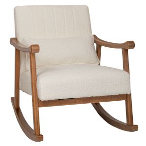 ЛЮЛЕЕЩ СЕ СТОЛ МАСИВ КАУЧУКОВО ДЪРВО С КРЕМАВА ДАМАСКА БУКЛЕ 77Х64Х88СМ