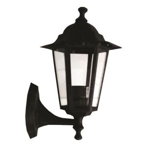 АПЛИК ШЕСТОЪГЪЛЕН АЛУМИНИЕВ ЧЕРЕН E27 ARTE ILLUMINA