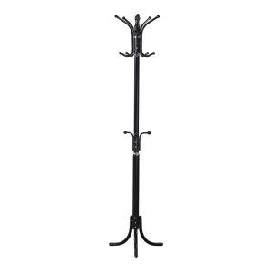 ЗАКАЧАЛКА ЗА ПАЛТА MENDORA МЕТАЛНА В ЧЕРЕН ЦВЯТ 40X40X180СМ