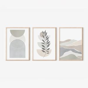 КАРТИНА WERDA ТРИПТИХ С ДИГИТАЛЕН ПЕЧАТ 33X1.5X48СМ