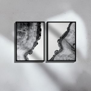 КАРТИНА В РАМКА NEPEN I ДИПТИК С ДИГИТАЛЕН ПРИНТ 33X1.5X48CM