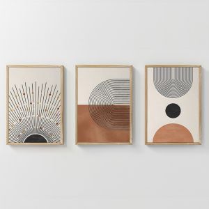 КАРТИНА ДЖЕМБА ТРИПТИК С ДИГИТАЛЕН ПРИНТ 33X1.5X48СМ