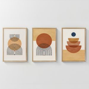 КАРТИНА МИРЕТА ТРИПТИК С ДИГИТАЛЕН ПРИНТ 33X1.5X48СМ