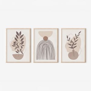 КАРТИНА ФРЕНДИ ТРИПТИХ С ДИГИТАЛЕН ПЕЧАТ 33X1.5X48СМ